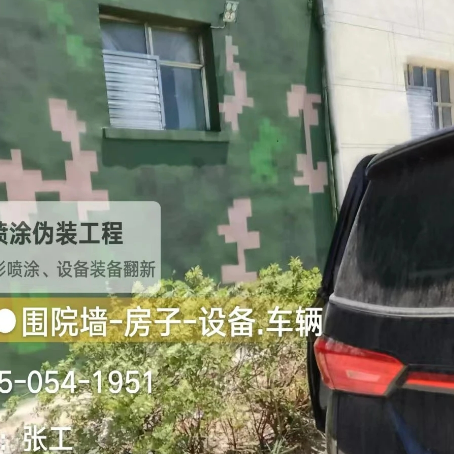 乌兰察布数码迷彩漆施工